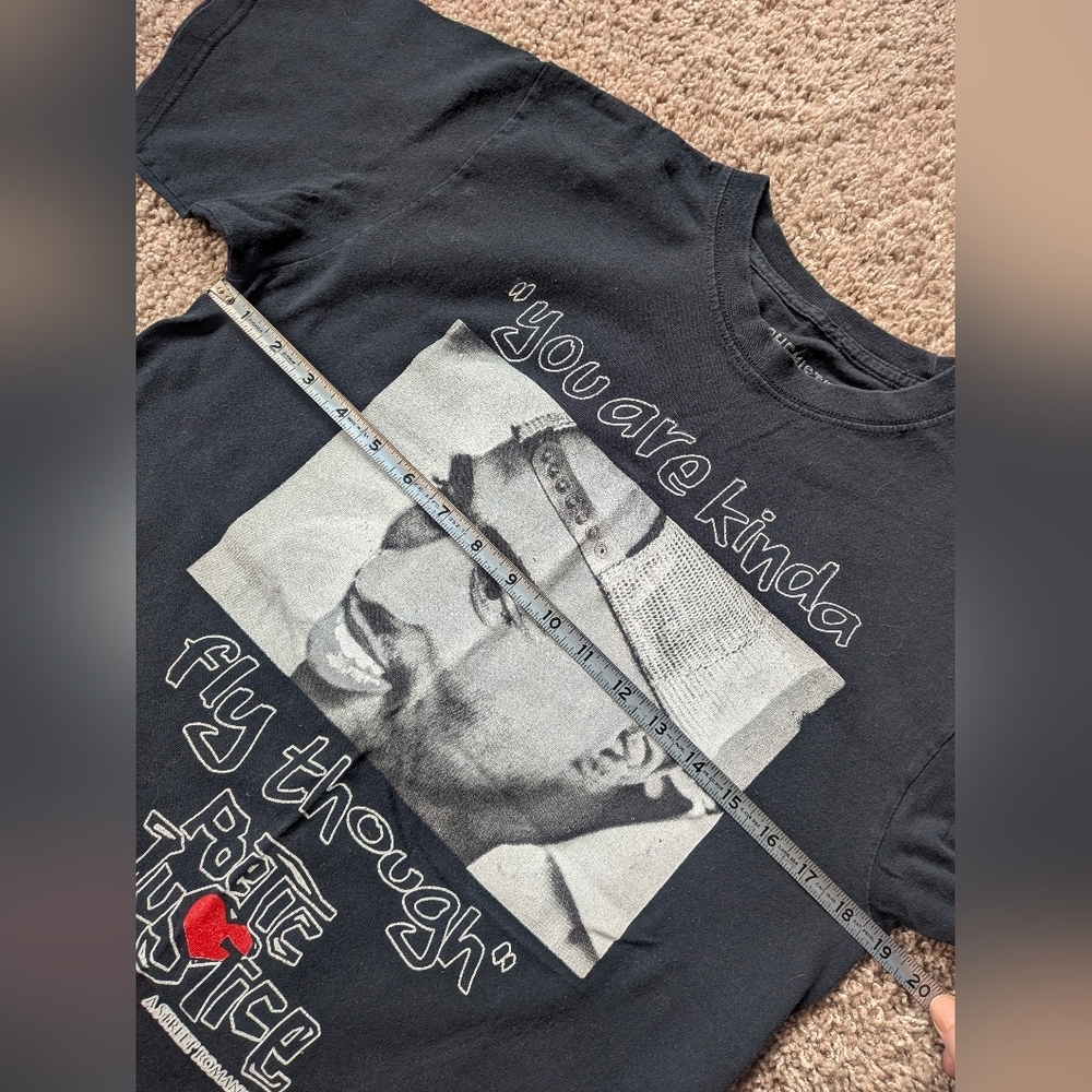 Poetic Justice Tupac Shakur T-shirt Women's Medium - Picture 8 of 9